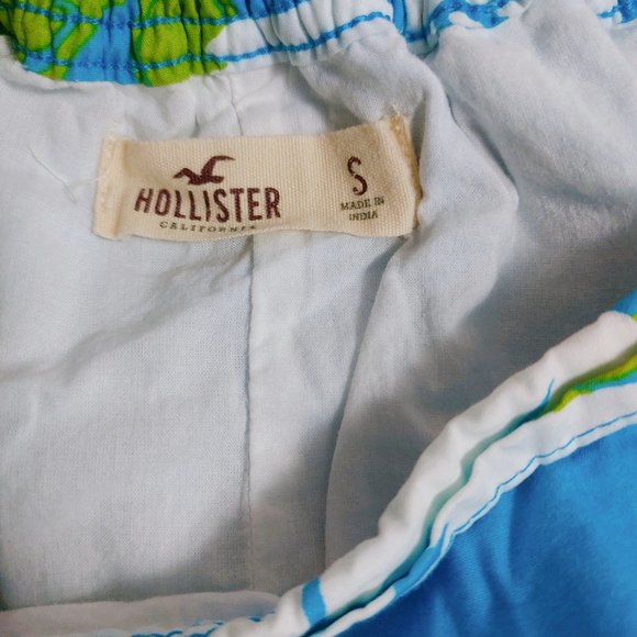 NWOT Hollister Skirt Blue Floral Hawaiian Y2K Size Small Abercrombie - Picture 4 of 4